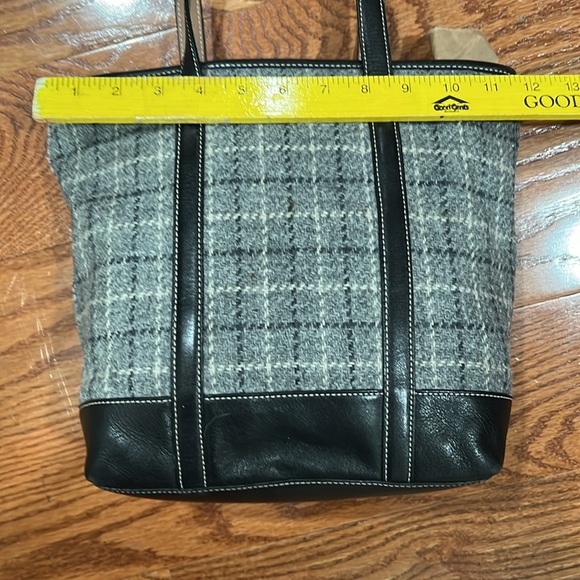 Coach Hampton Wool & Leather Tote - Picture 6 of 9